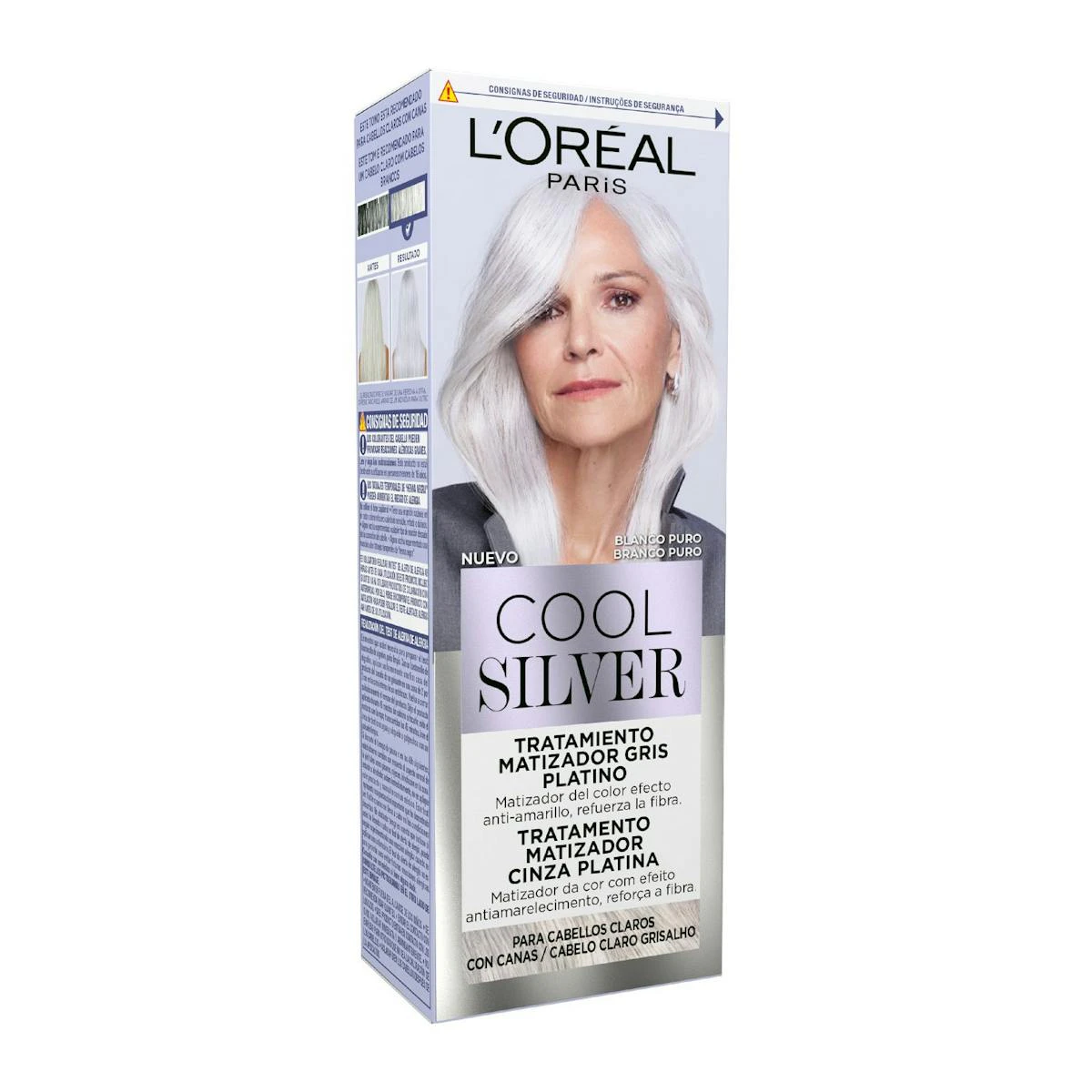 Tratamiento Matizador Cool Silver L'Oréal Paris Tono Blanco Puro Tratamiento Matizador Cool Silver L'Oréal Paris Tono Blanco Puro 0