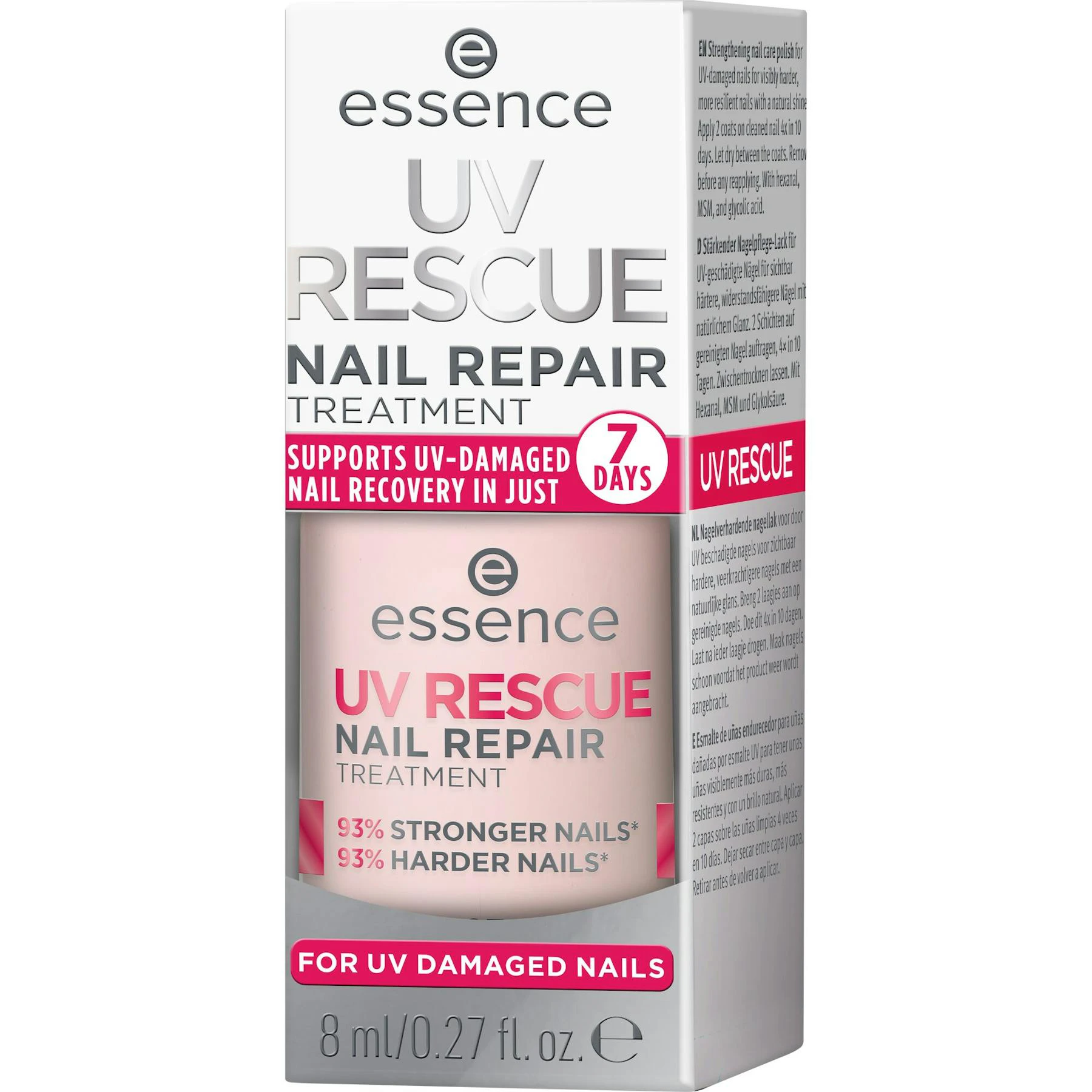 Tratamiento Reparador De Uñas UV Rescue Essence