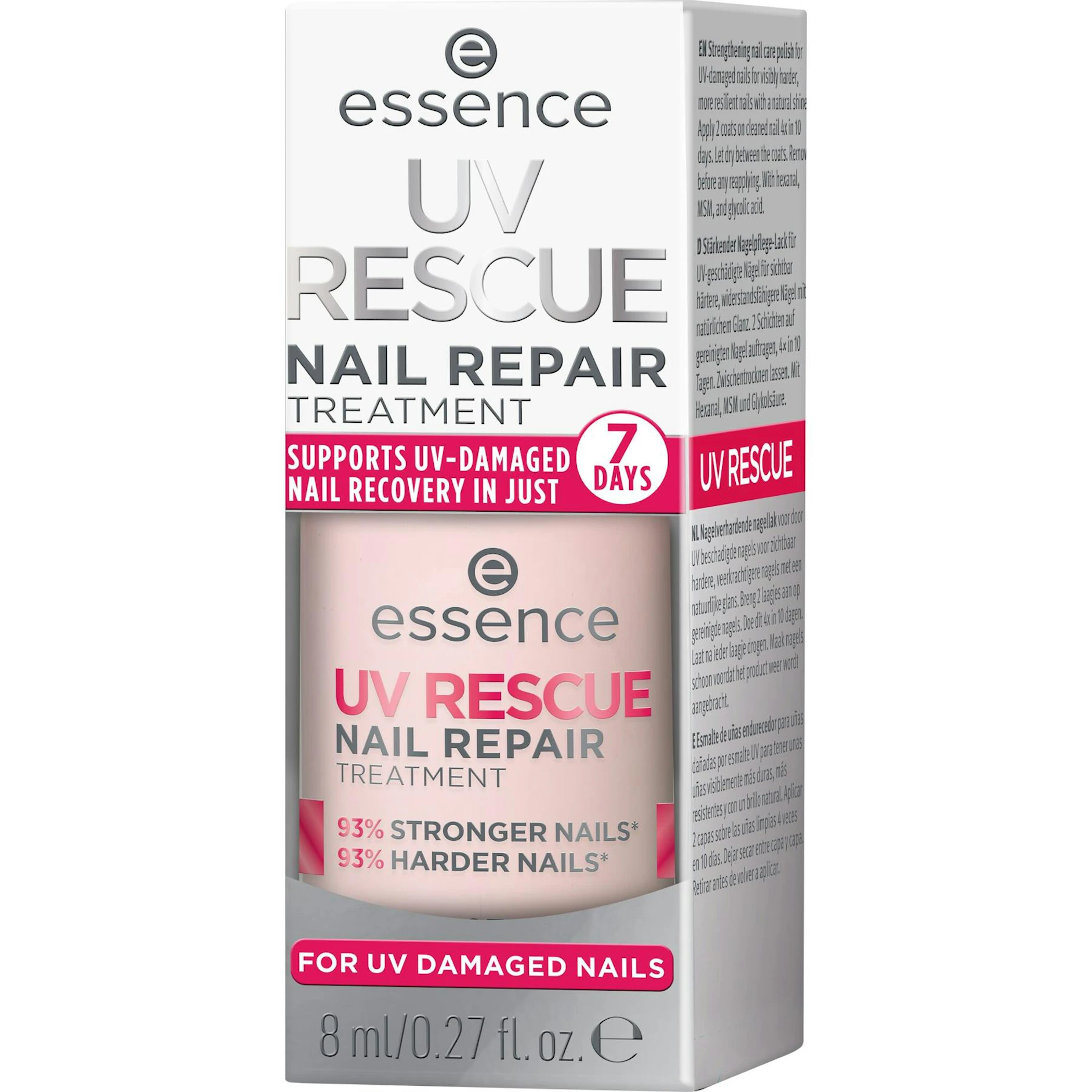 Tratamiento Reparador De Uñas UV Rescue Essence 0