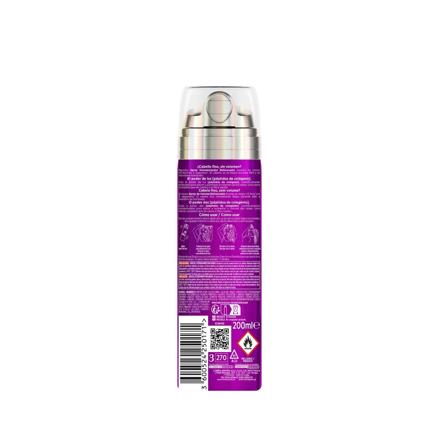 Voluminizador Big Hair Day Collagen Lifter Elvive 200Ml