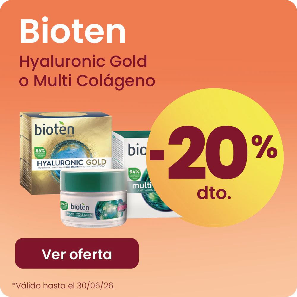BIOTEN HYALURONIC GOLD Y MULTI COLÁGENO 20% más barato