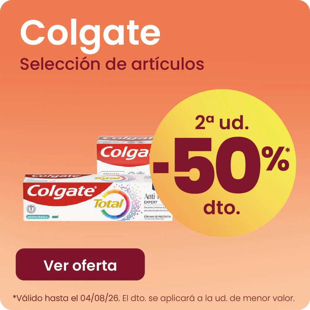 COLGATE SELECCIÓN DE ARTÍCULOS -50% la 2ª ud.