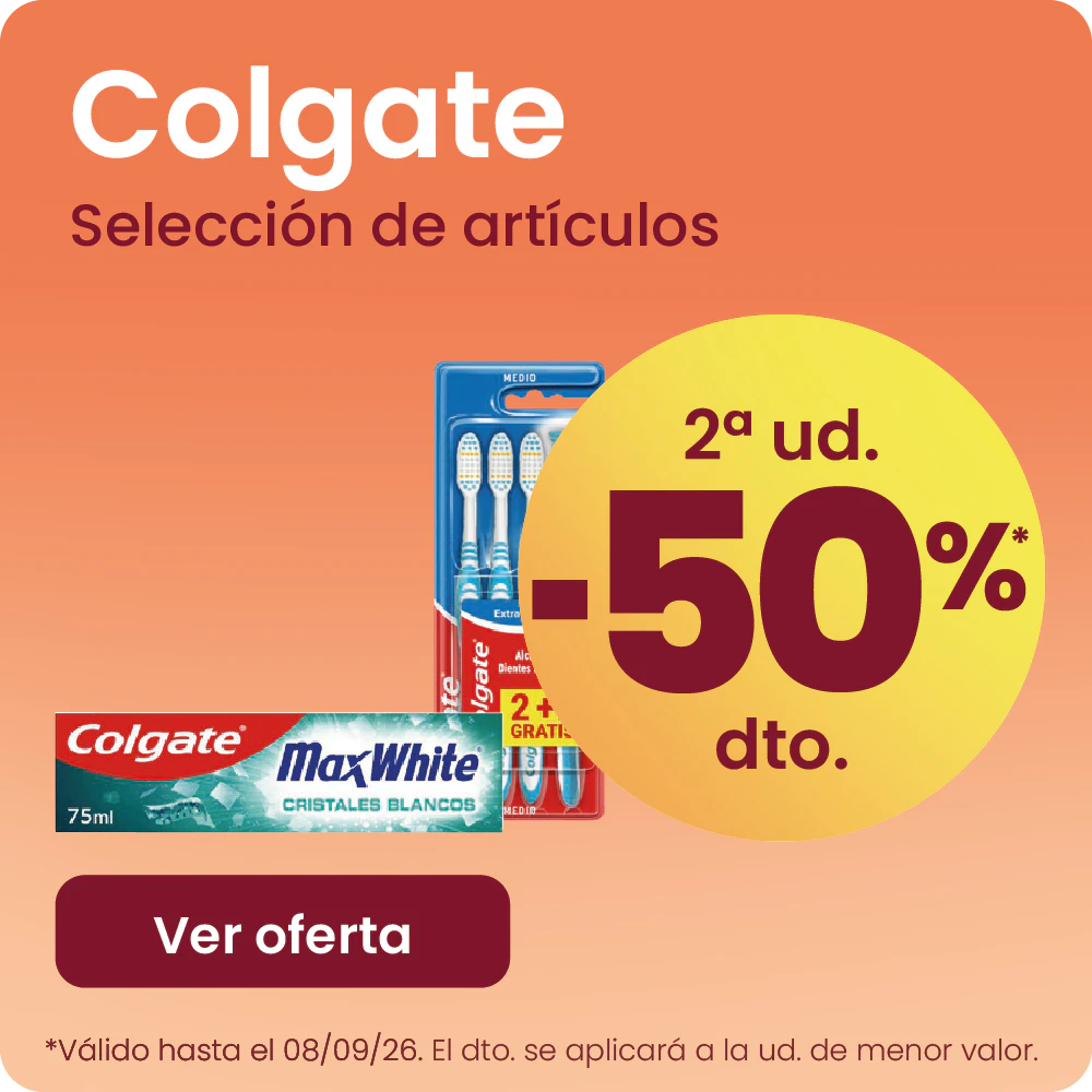 COLGATE SELECCIÓN DE ARTÍCULOS -50% la 2ª ud.