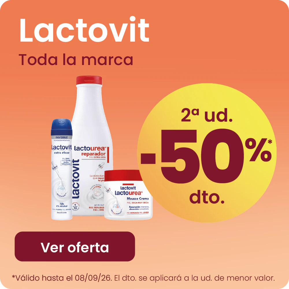 LACTOVIT TODA LA MARCA -50% la 2ª ud.