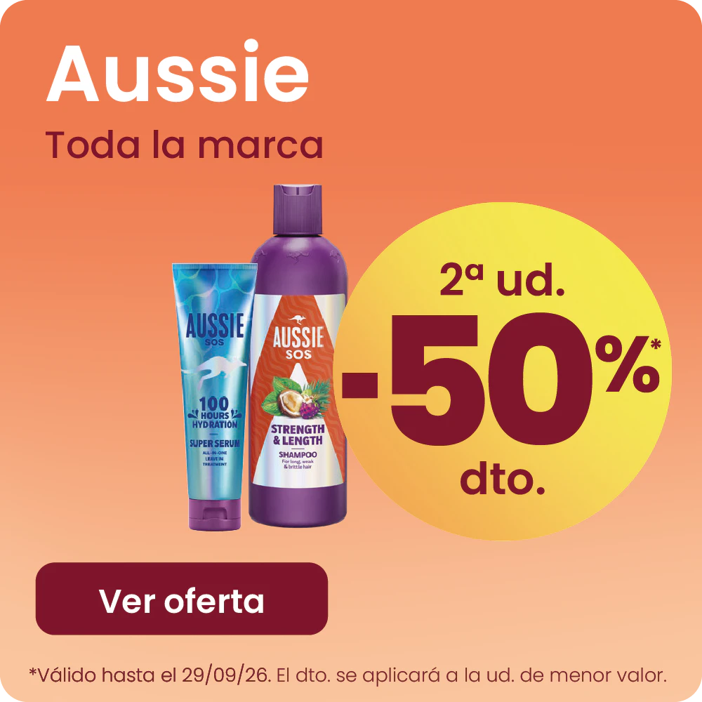 Aussie Toda La Marca -50% la 2ª ud.