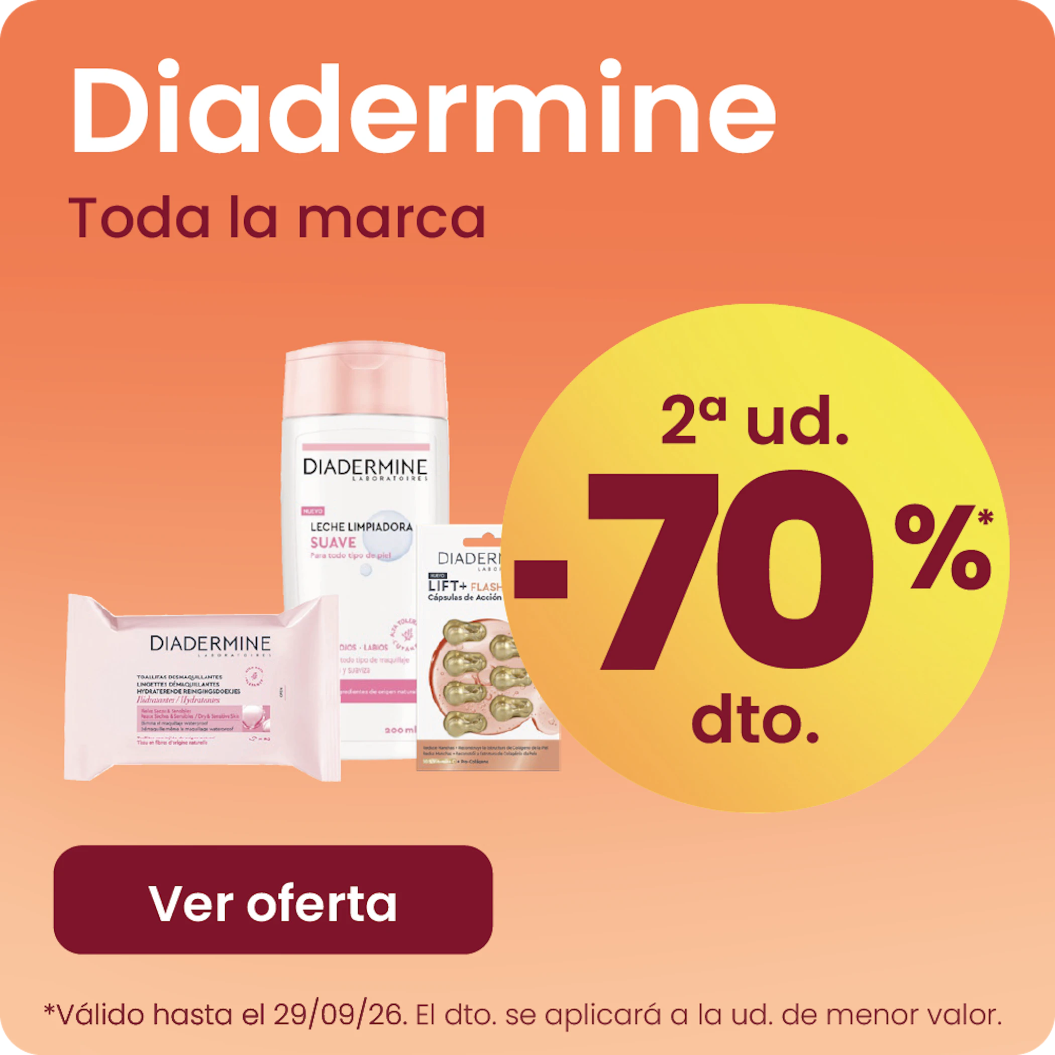 Diadermine Toda La Marca -70% la 2ª ud.