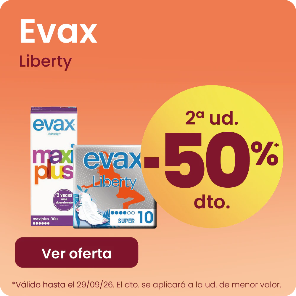 Evax Liberty Toda A Gama -50% na 2ª ud.
