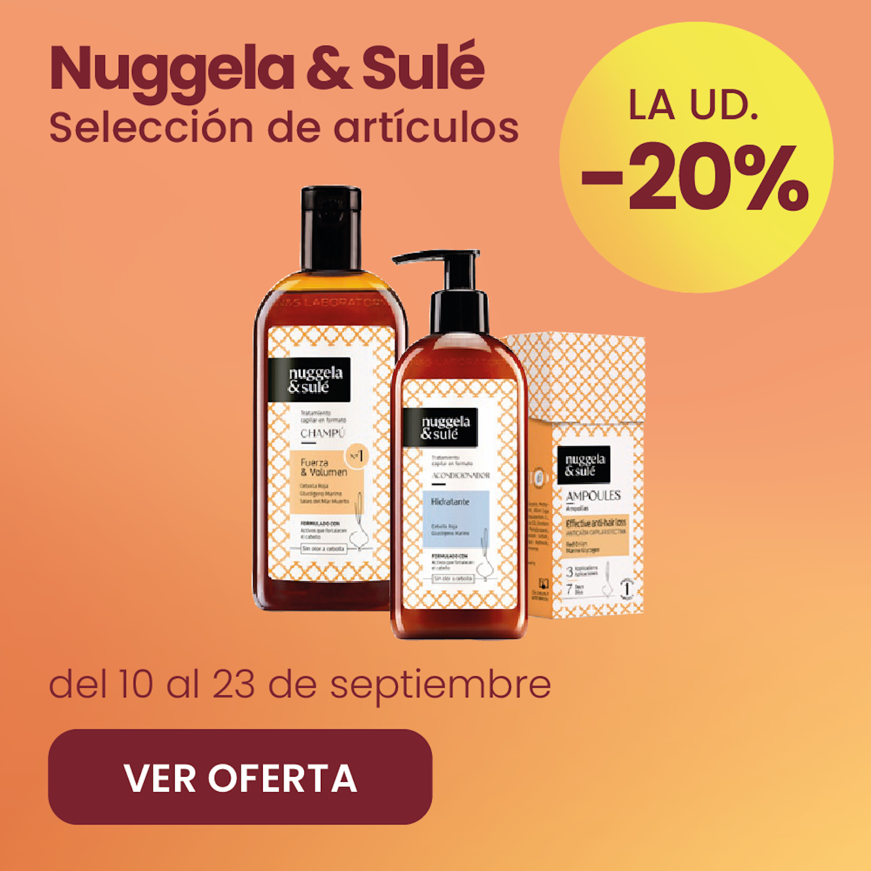 NUGGELA & SULÉ TODA LA MARCA 20% más barato
