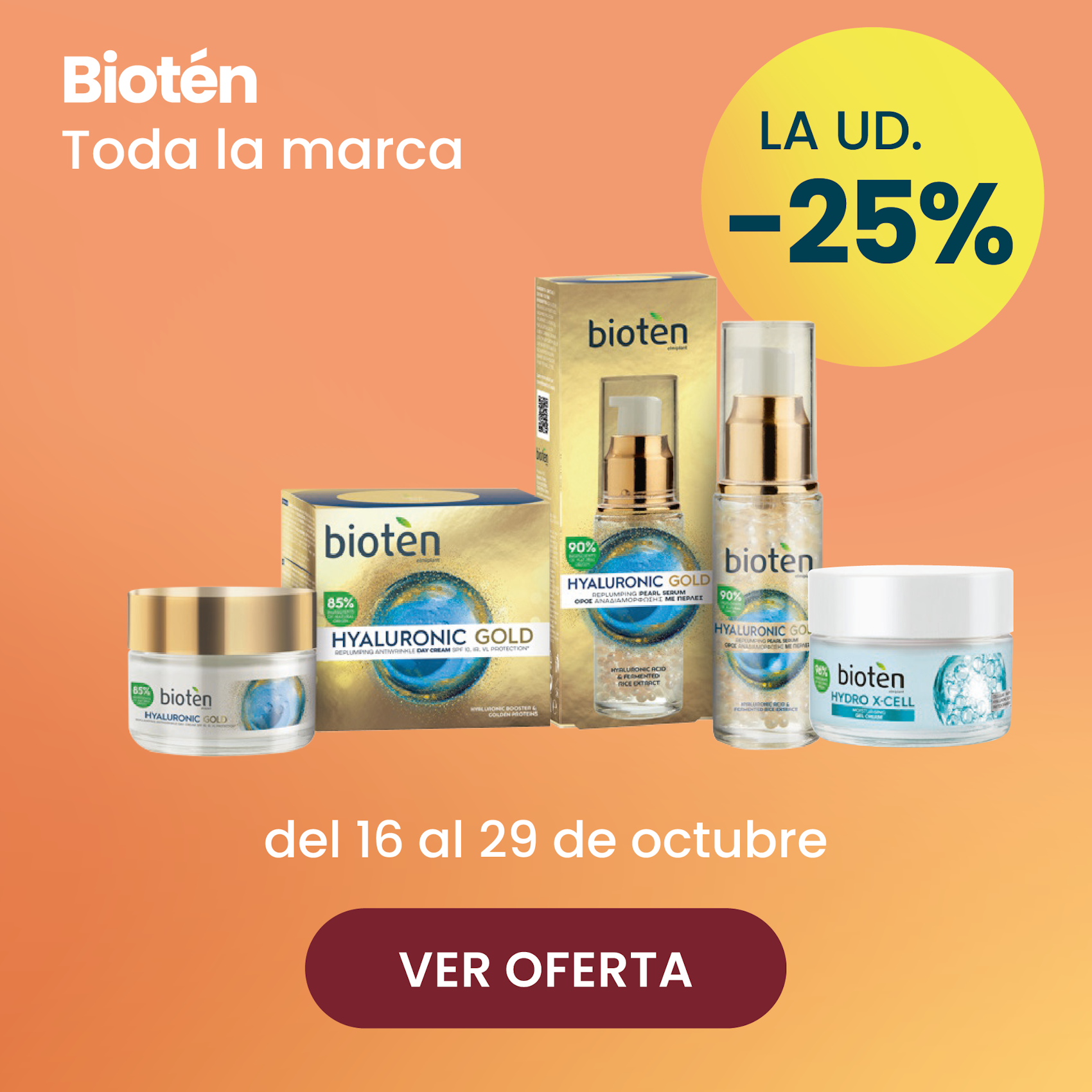 BIOTÉN TODA LA MARCA 25% más barato