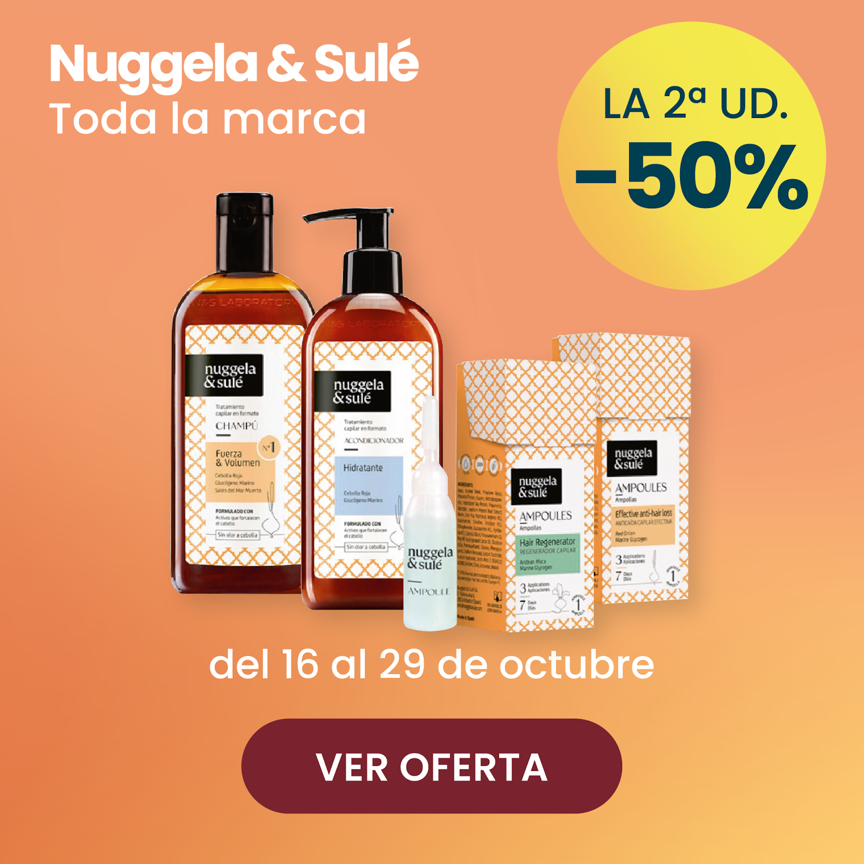 NUGGELA & SULÉ TODA LA MARCA -50% la 2ª ud.