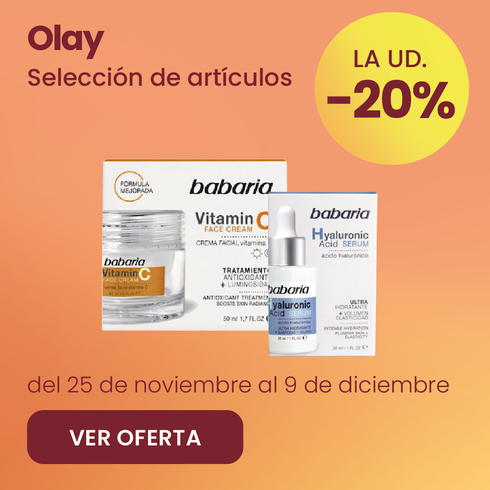 Olay Selección De Artículos 20% más barato