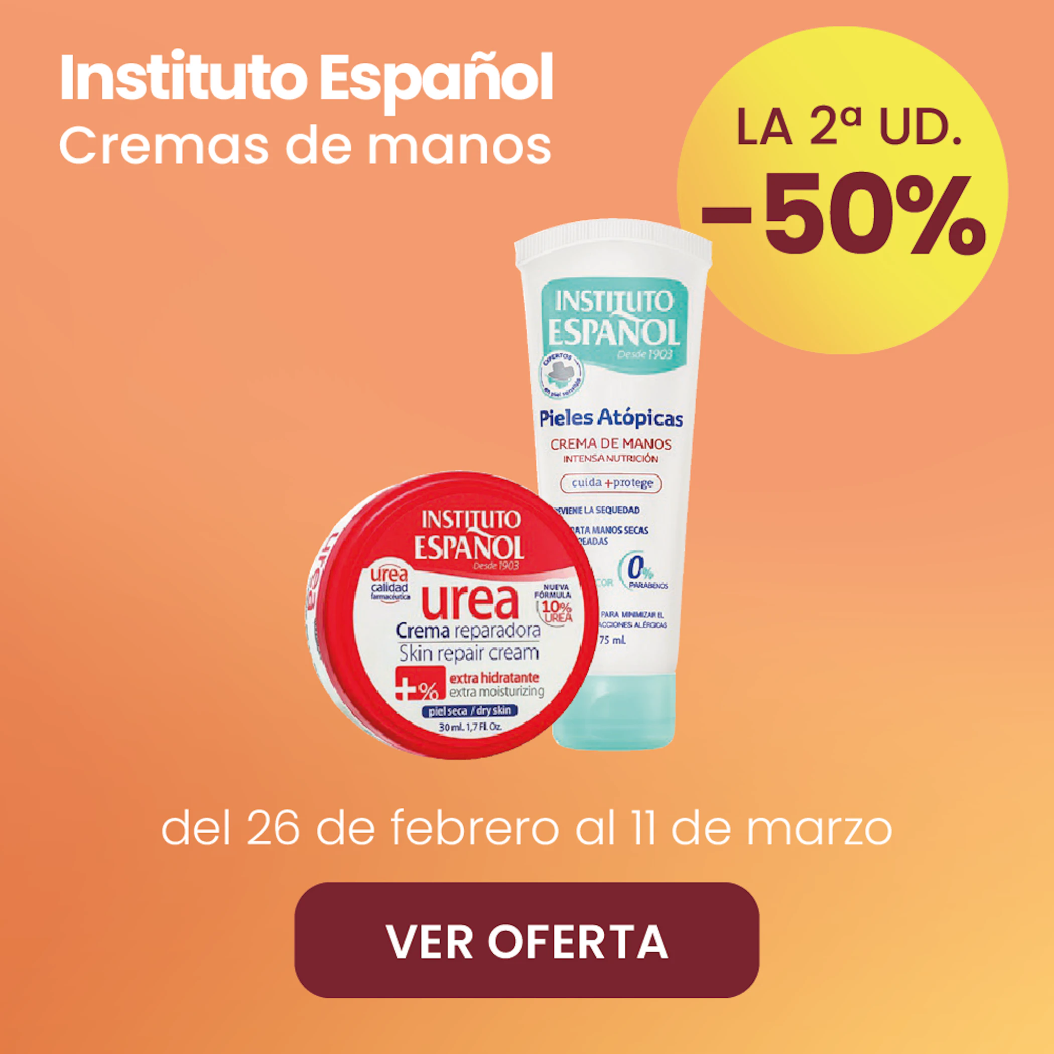 RELEC TODA LA MARCA -50% la 2ª ud.