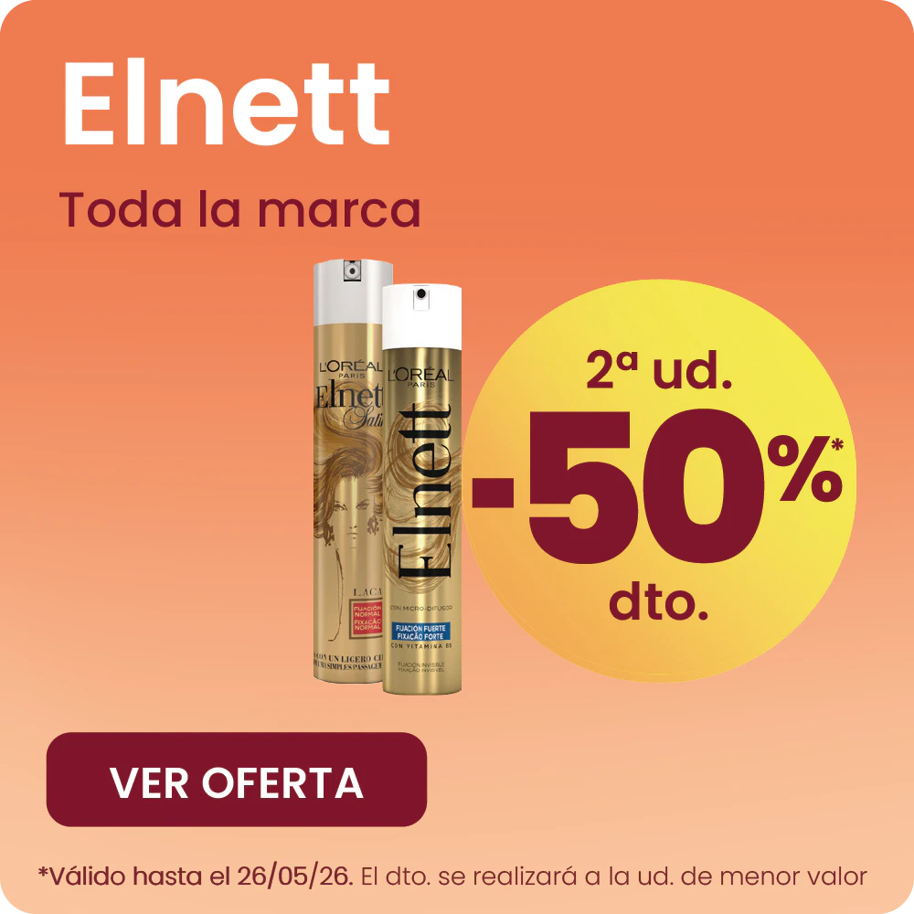 ELNETT TODA LA MARCA -50% la 2ª ud.
