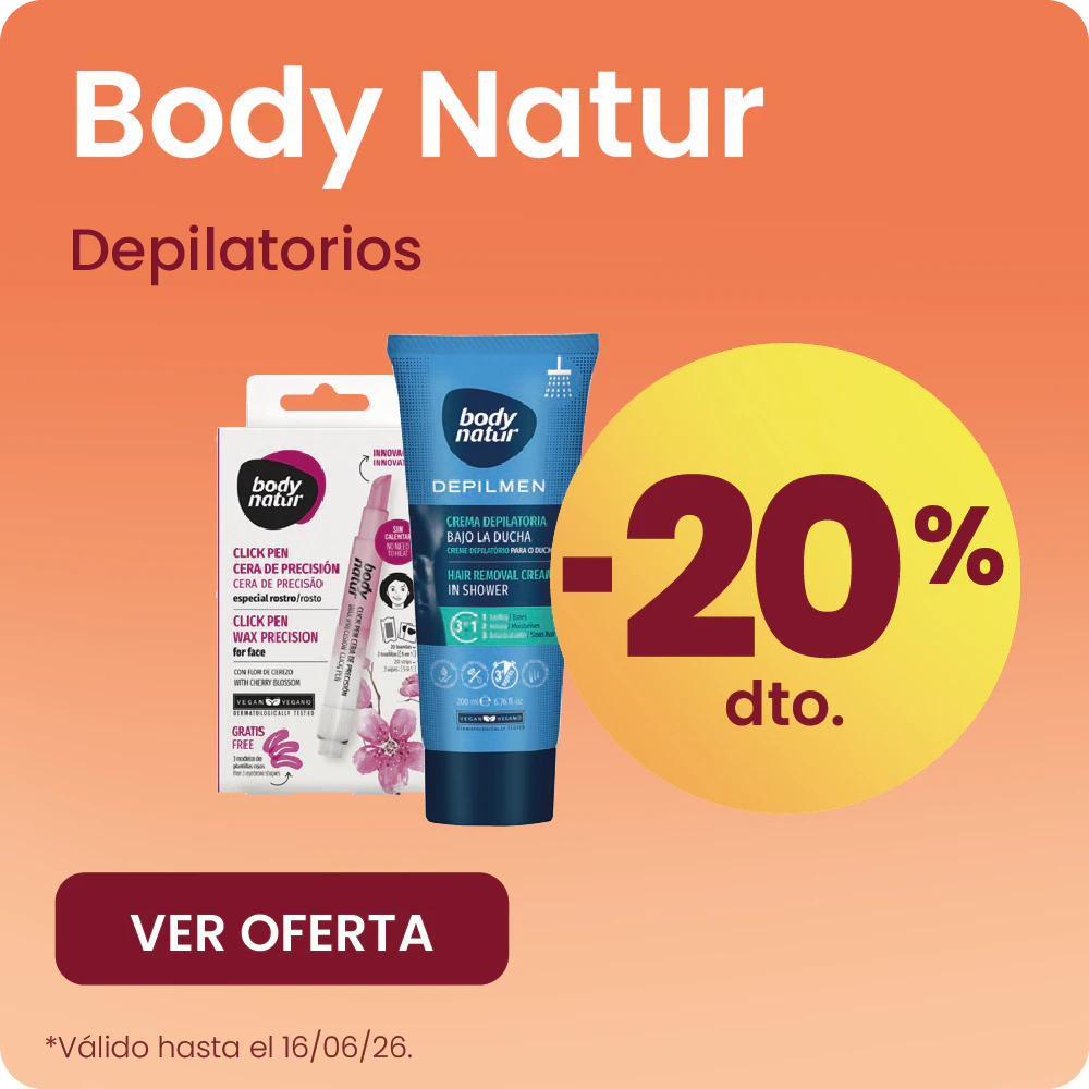 Body Natur Depilatorios Toda La Marca 20% más barato