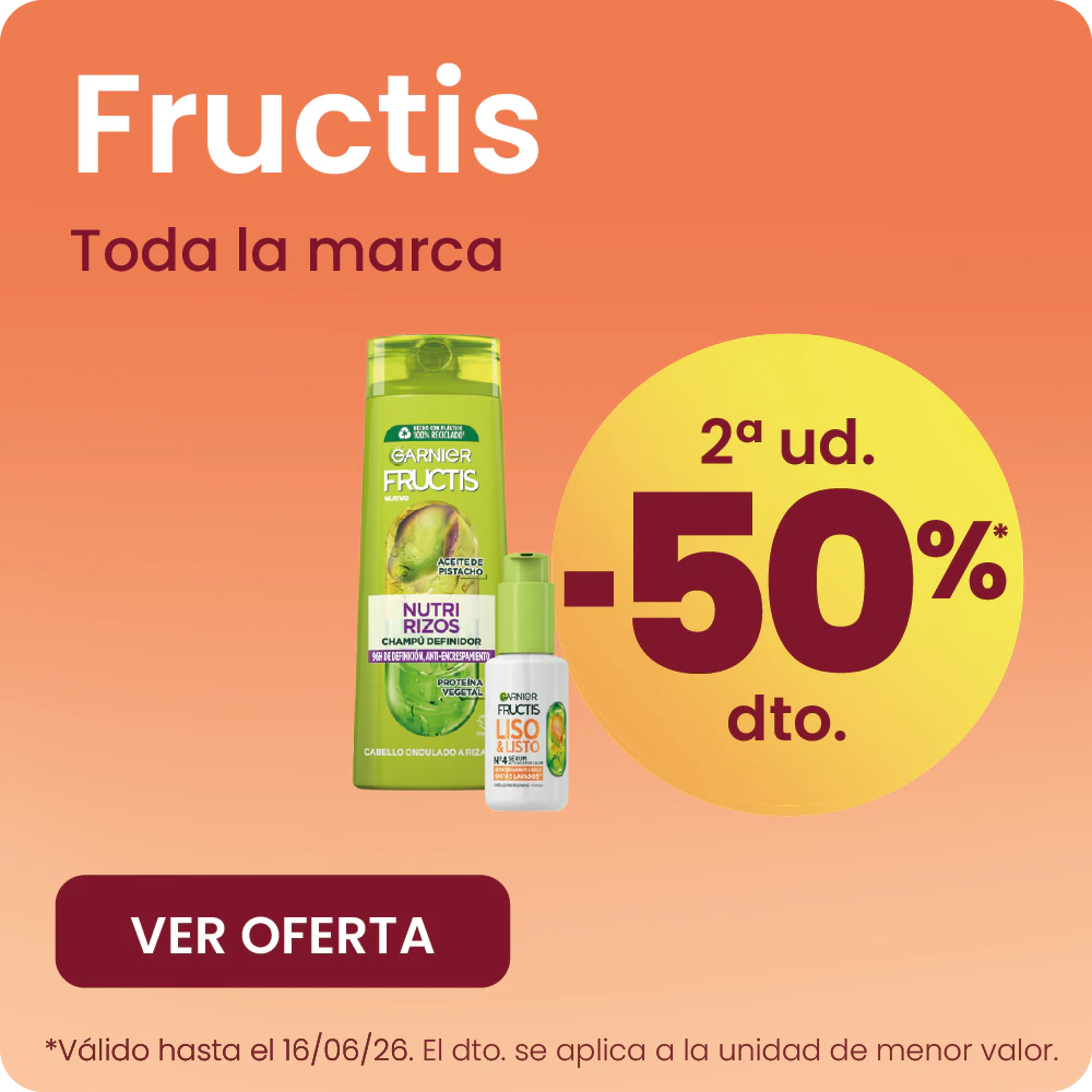 Fructis Toda A Marca -50% na 2ª ud.