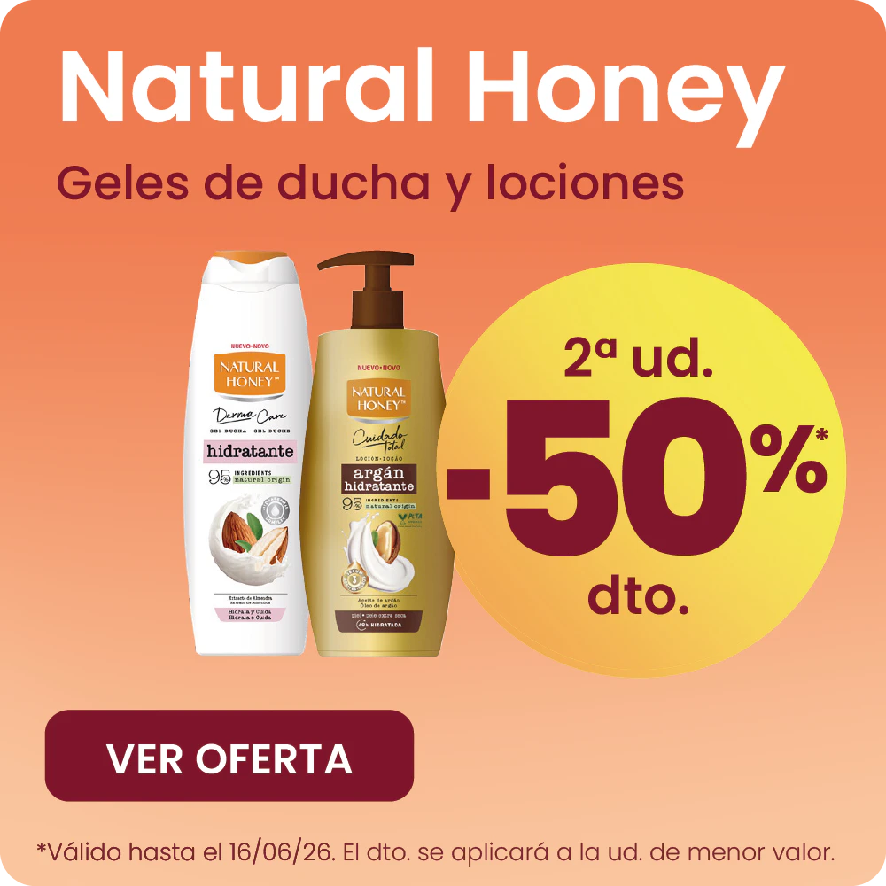 Natural Honey Geles Y Lociones Toda La Gama -50% la 2ª ud.