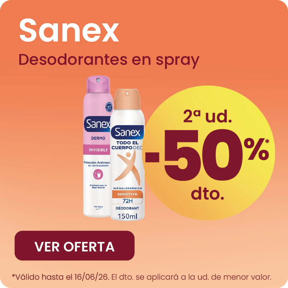 Sanex Desodorantes Toda La Gama -50% la 2ª ud.