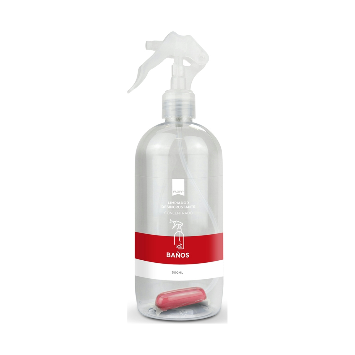 Limpiador desincrustante para baños Botella + 1 cápsula