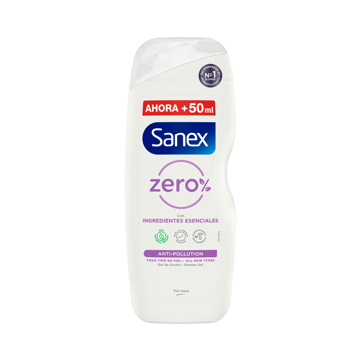 Gel Sanex zero% antipolución 600ml