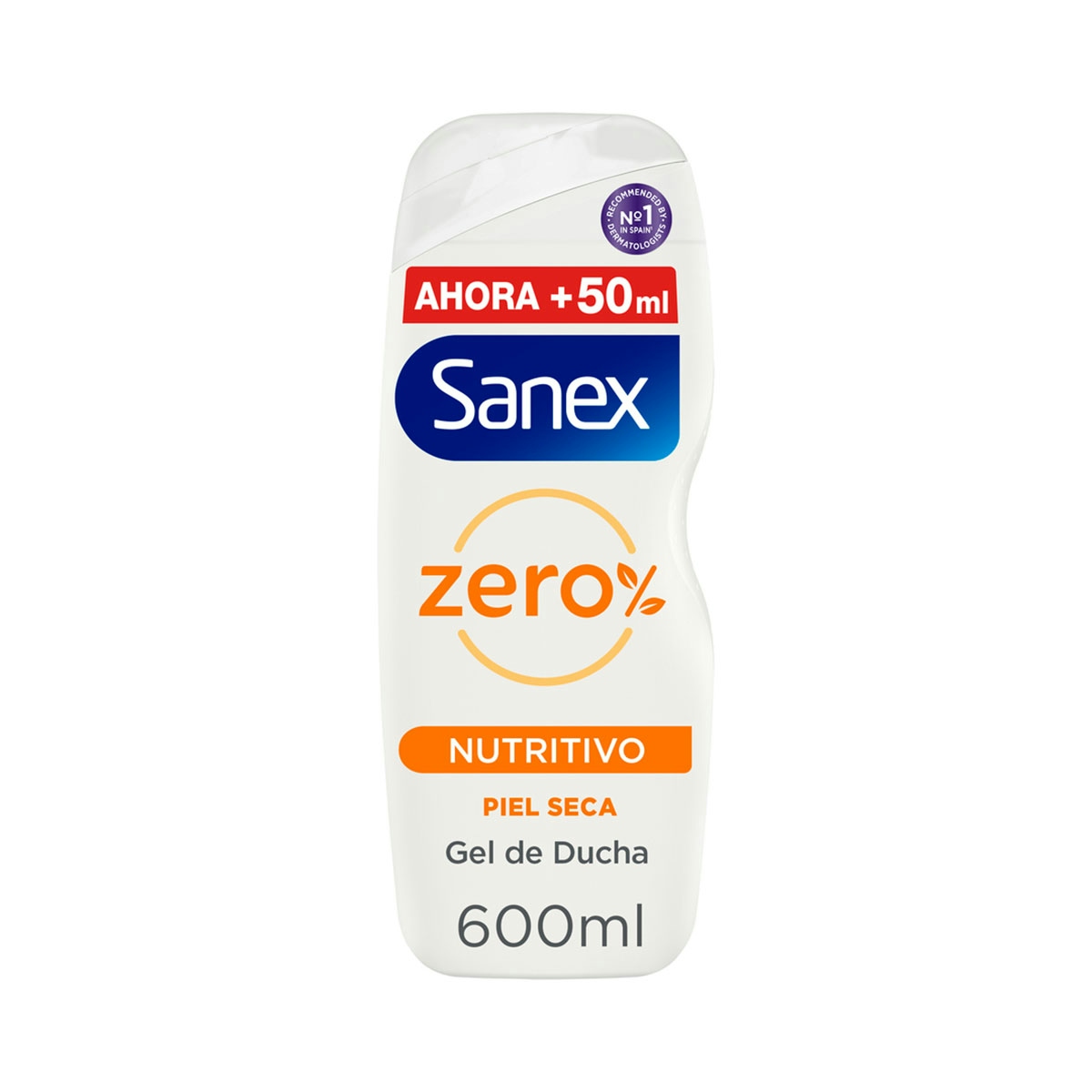 Gel Sanex zero% piel seca 600ml