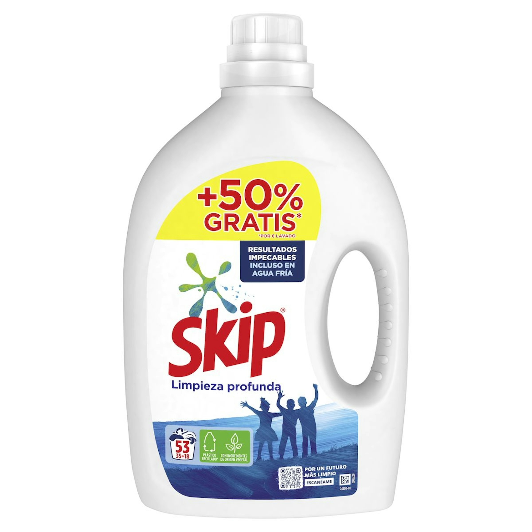 Detergente Líquido Para Máquina Limpieza Profunda Skip 35+18 Lv