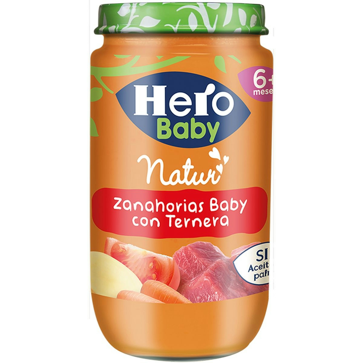 Tarrito de ternera y zanahoria HERO Baby 235 gr