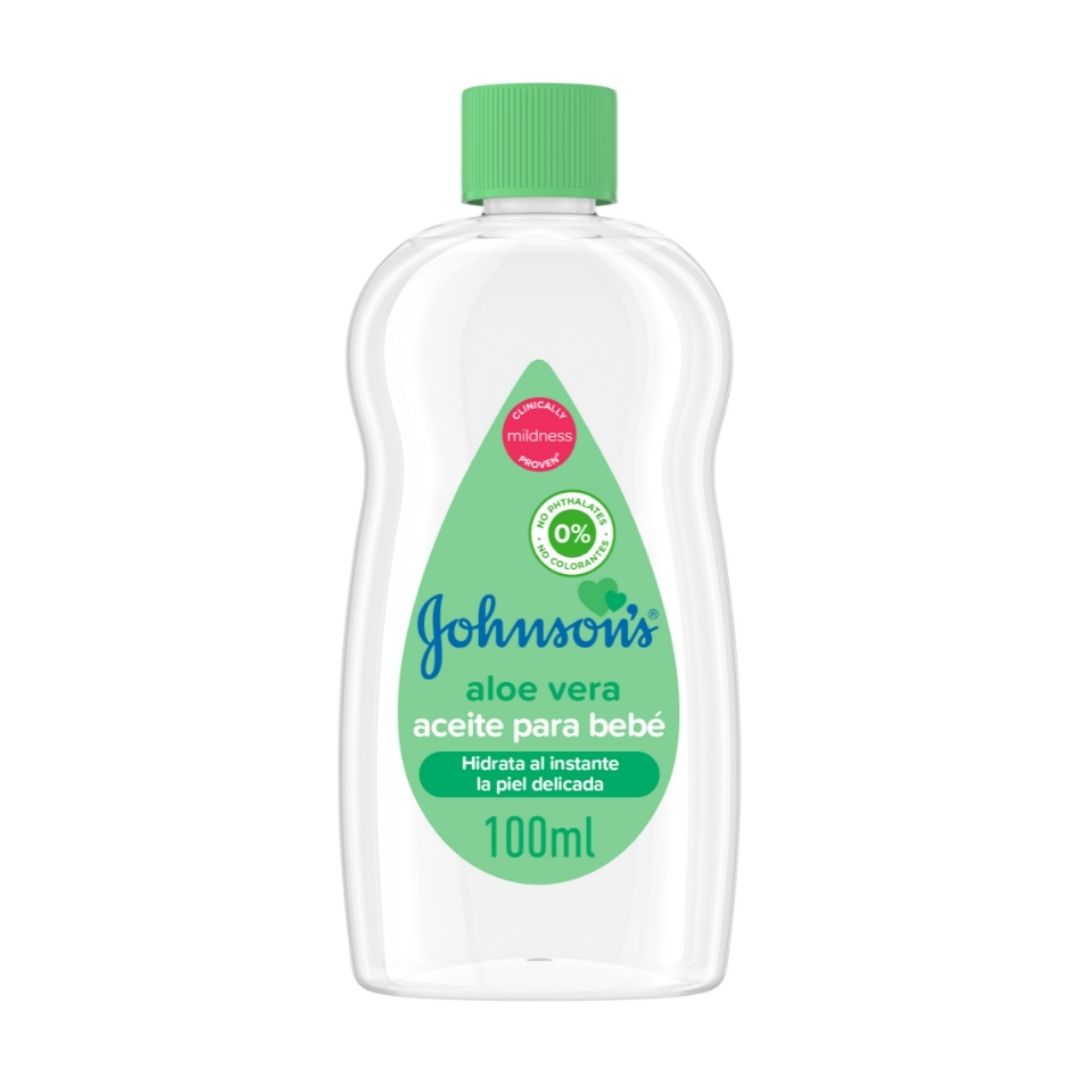 Imagen de Aceite Aloe Vera Formato Viaje Johnson's Baby 100Ml