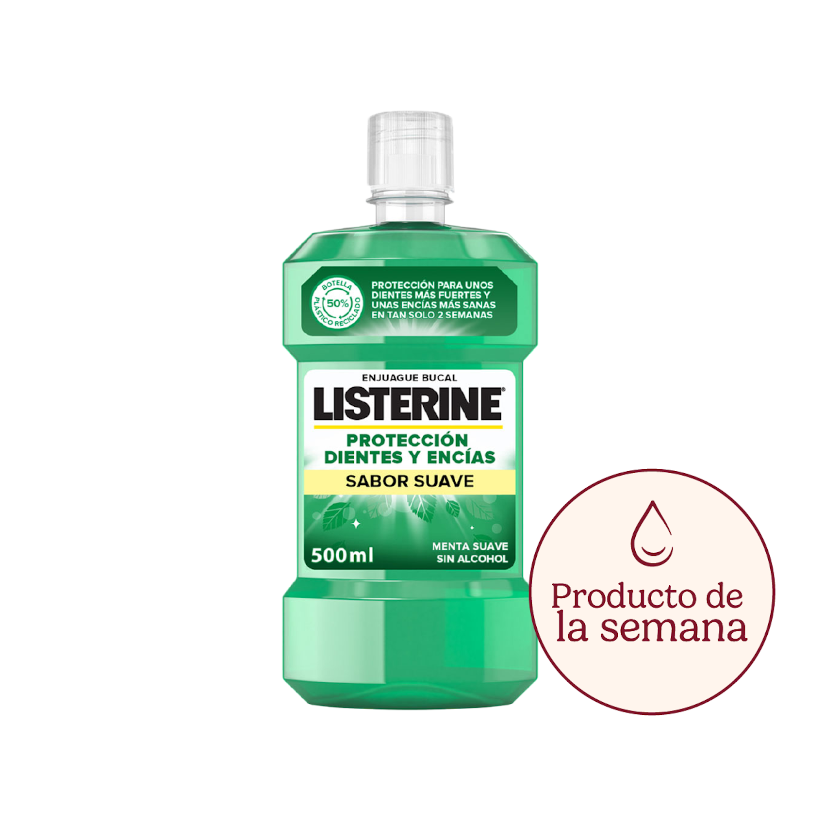 Enjuague Bucal Dientes Y Encías Listerine 500 Ml 0