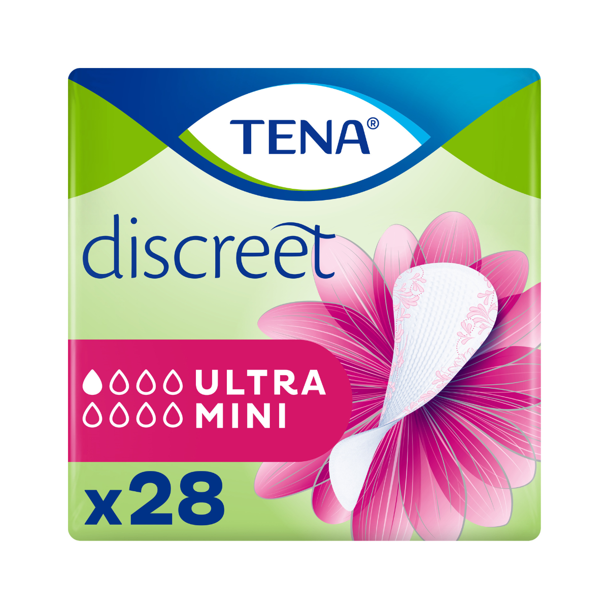 Compresas incontinencia ultra mini TENA 28 uds