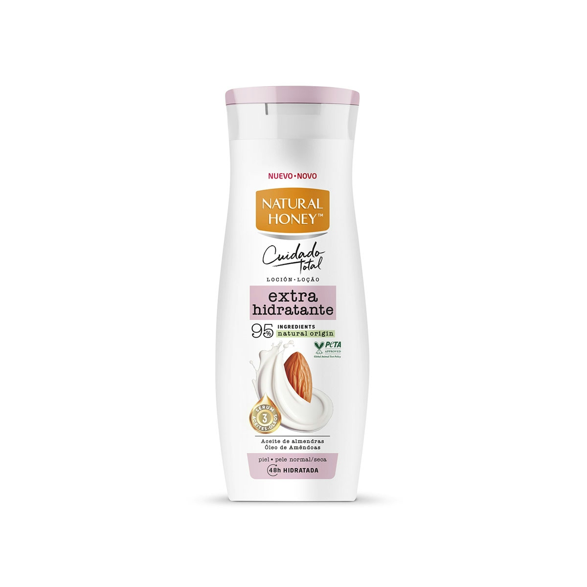 Loción Corporal Extra Hidratante Aceite De Almendras Natural Honey 330Ml Loción Corporal Extra Hidratante Aceite De Almendras Natural Honey 330Ml 0