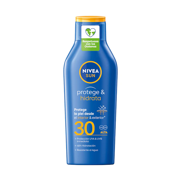 Leche Solar Protege & Hidrata SPF 30 Nivea 400Ml