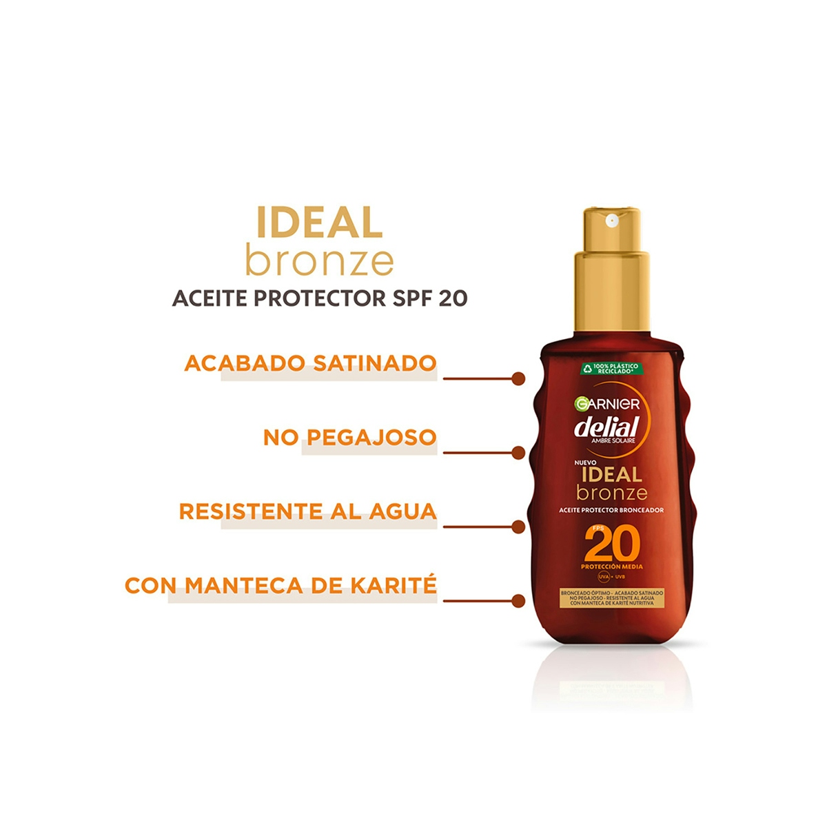 Aceite protector solar SPF20 DELIAL 150ml