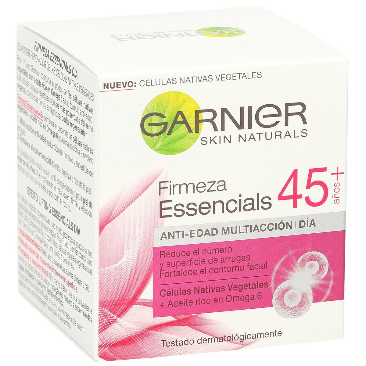 Crema facial hidratante anti-arrugas GARNIER SkinActive essencials tarro 50 ml