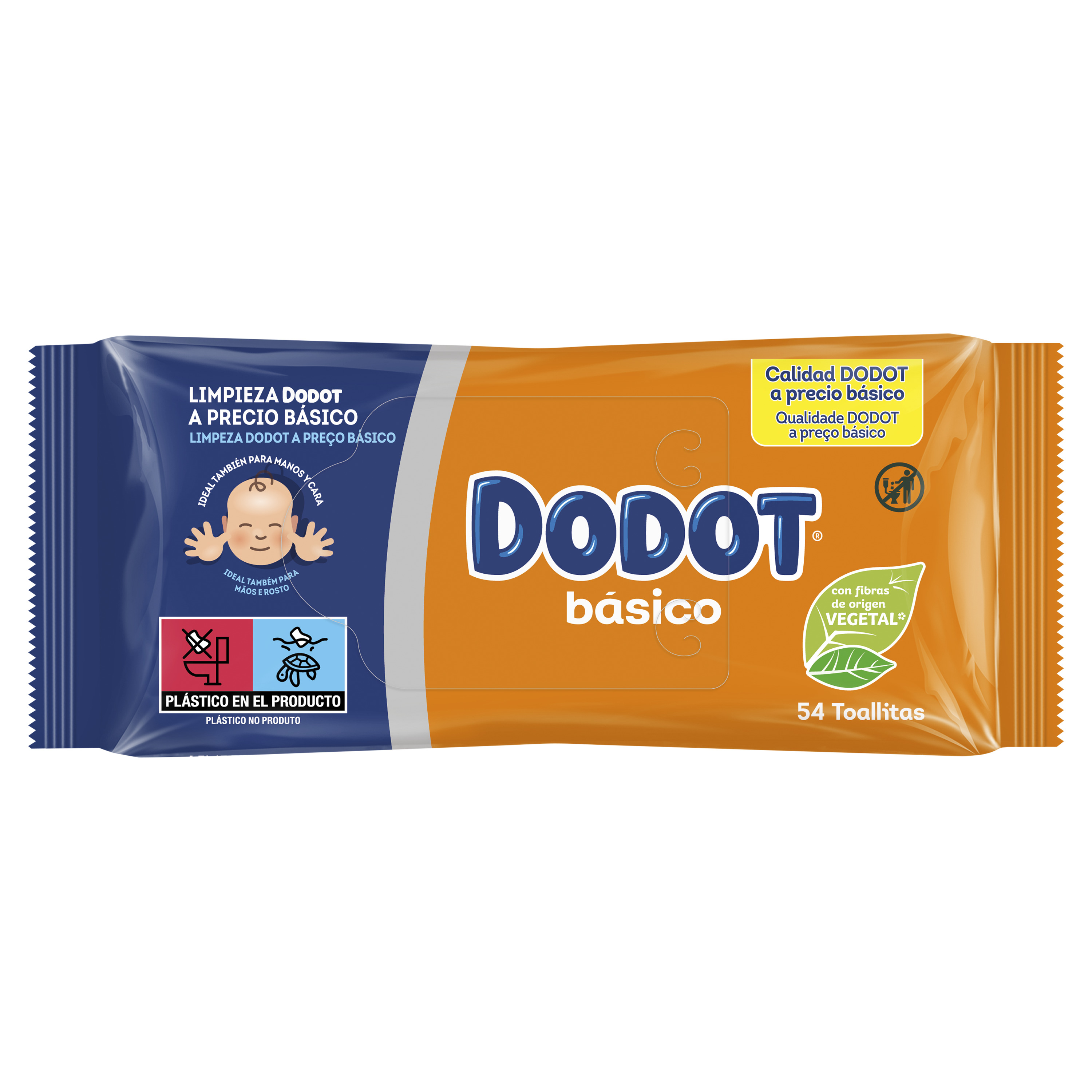 Imagen de Toallitas Húmedas Básico Dodot 60 Uds