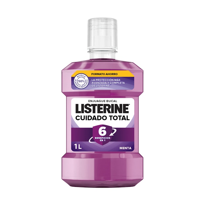 Enjuague Bucal Cuidado Total Listerine 1 Lt