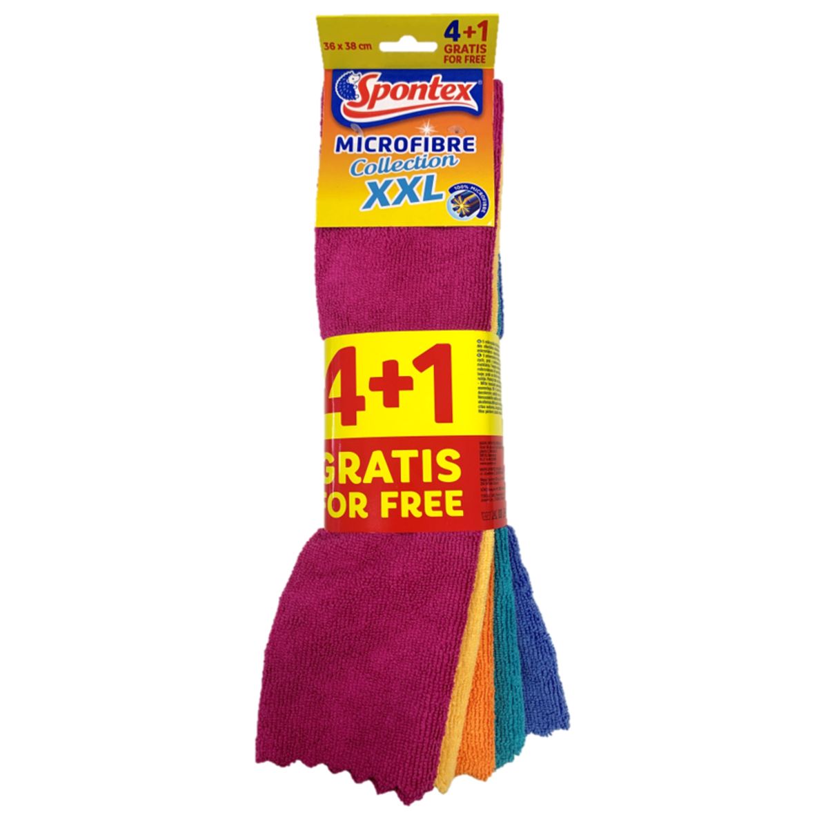 Imagen de Bayeta Microfibra XXL Spontex 4 Uds