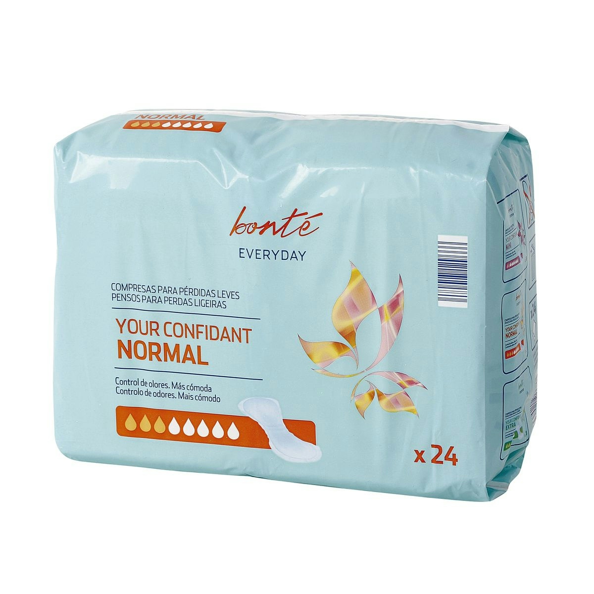 Compresas de incontinencia BONTE normal bolsa 24 uds
