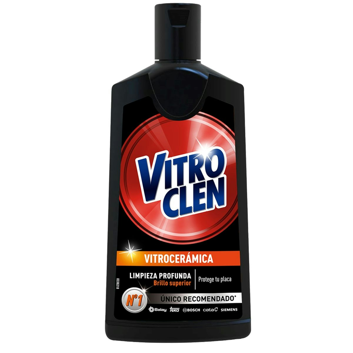 Limpiador vitrocerámica VITROCLEN crema botella 200 ml
