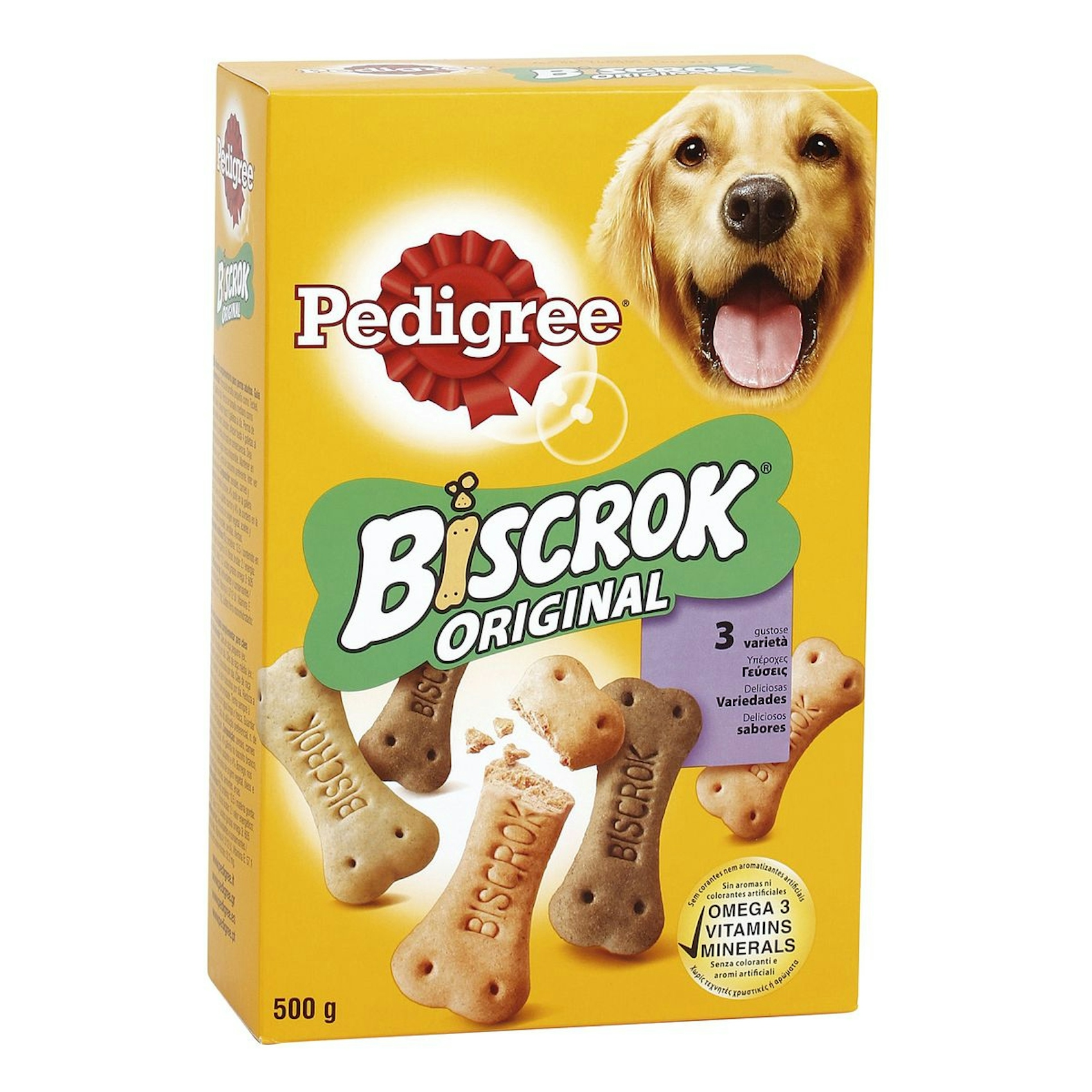 Snack perros PEDIGREE biscrok caja 500 gr