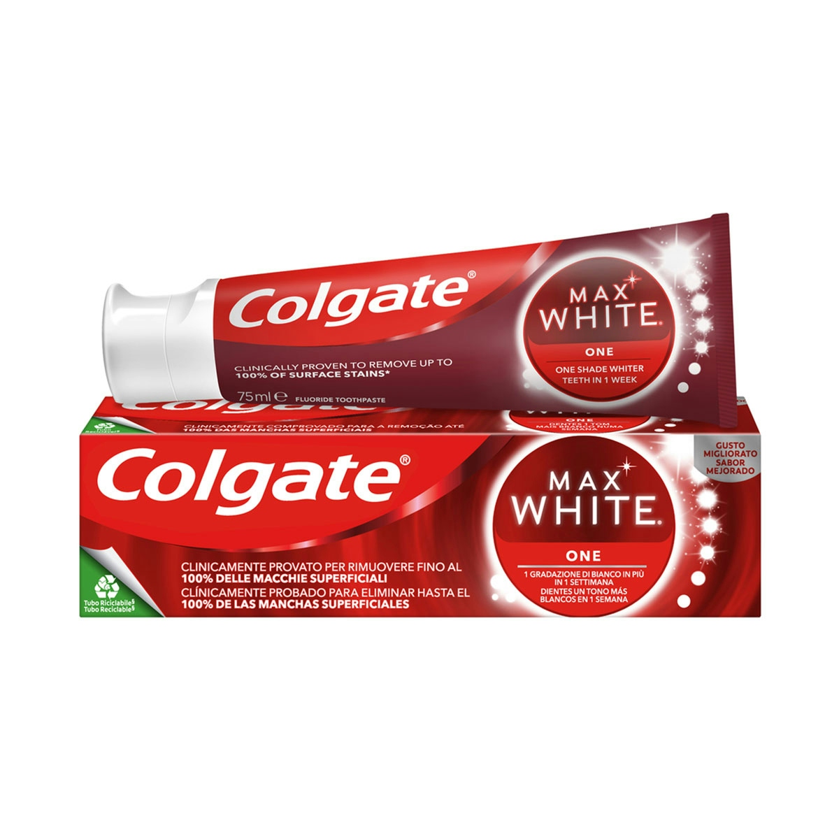 Pasta de dientes blanqueadora Colgate Max White One 75ml