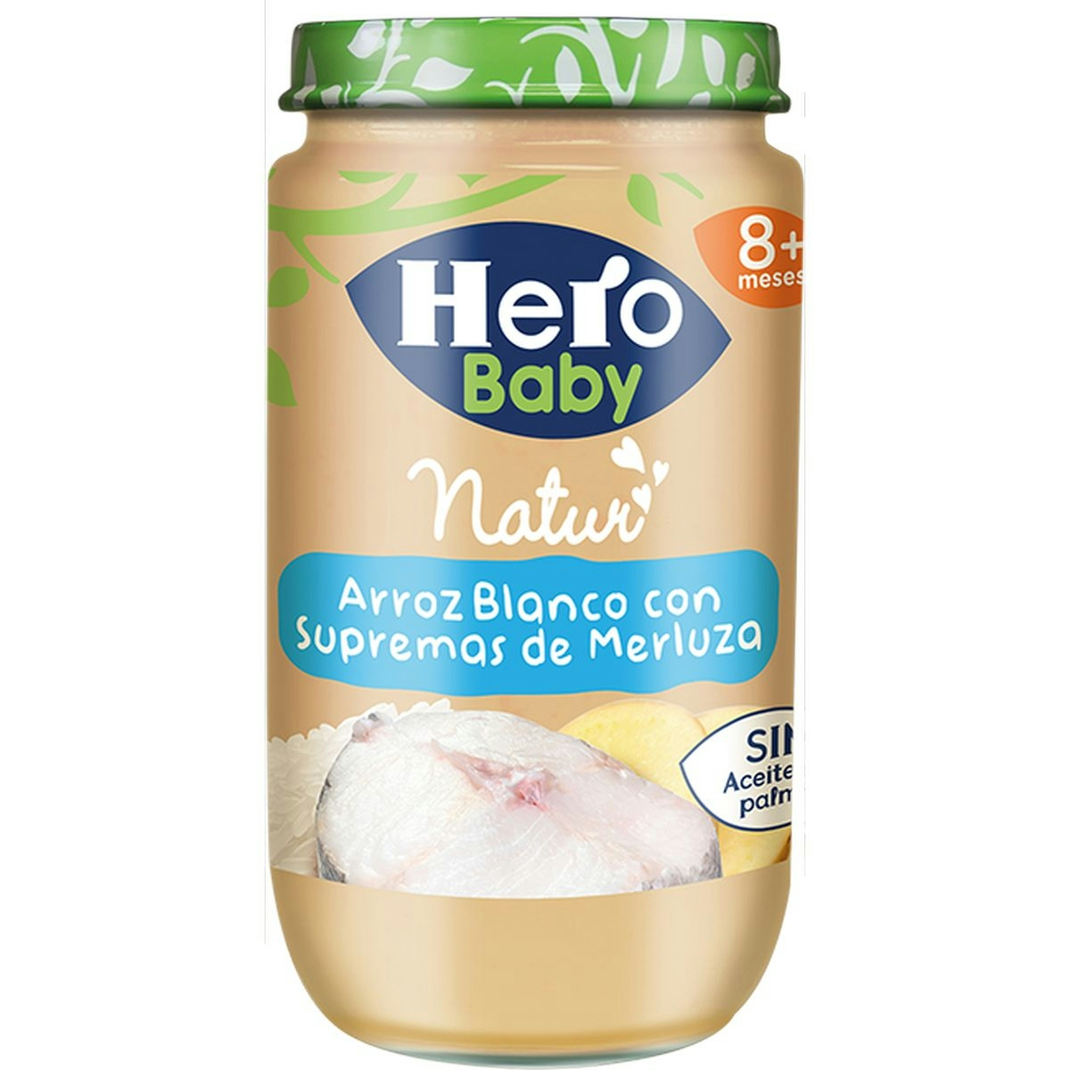 Tarrito de merluza con arroz HERO Baby 235 gr