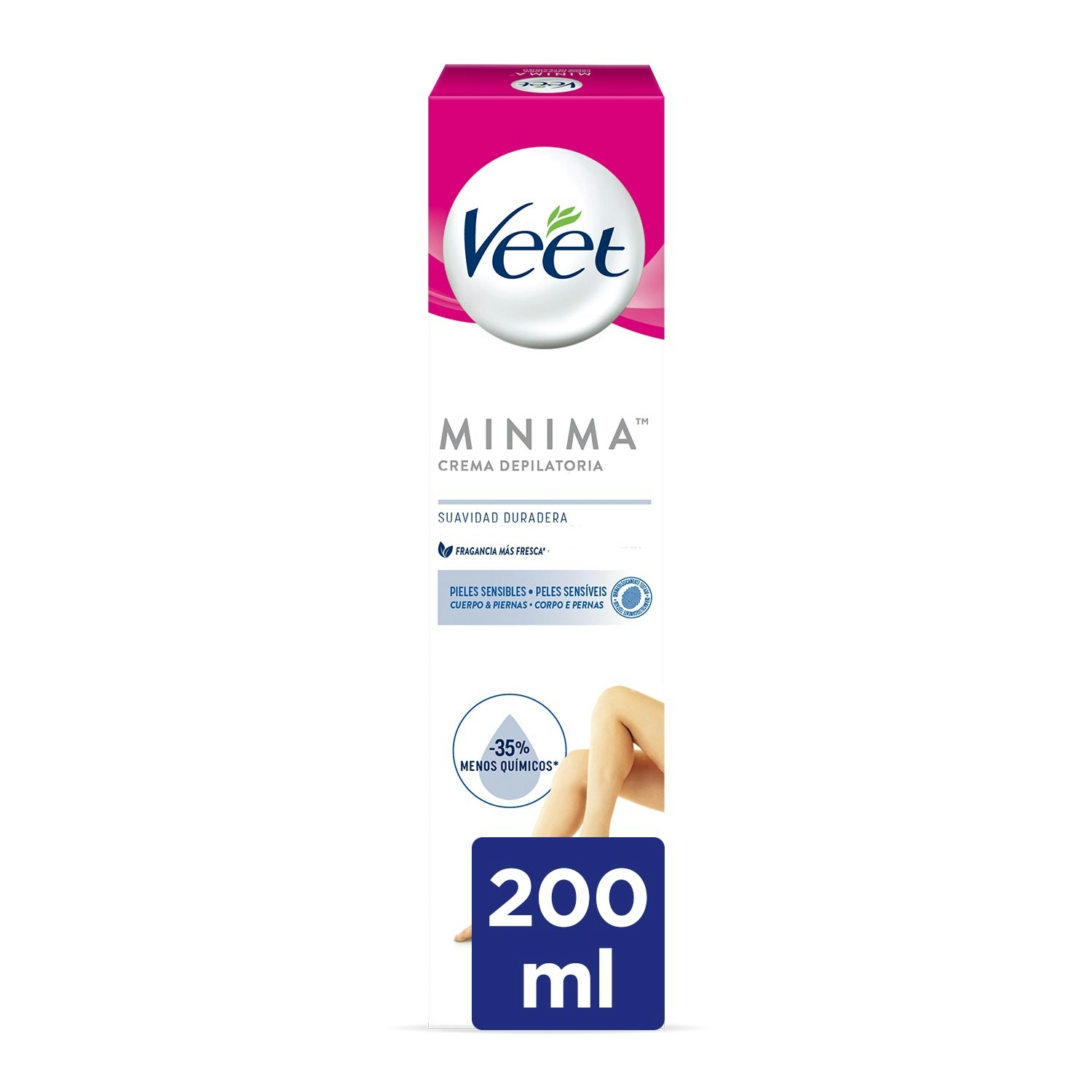 Crema Depilatoria Minima Piel Sensible Veet 200Ml Crema Depilatoria Minima Piel Sensible Veet 200Ml 0