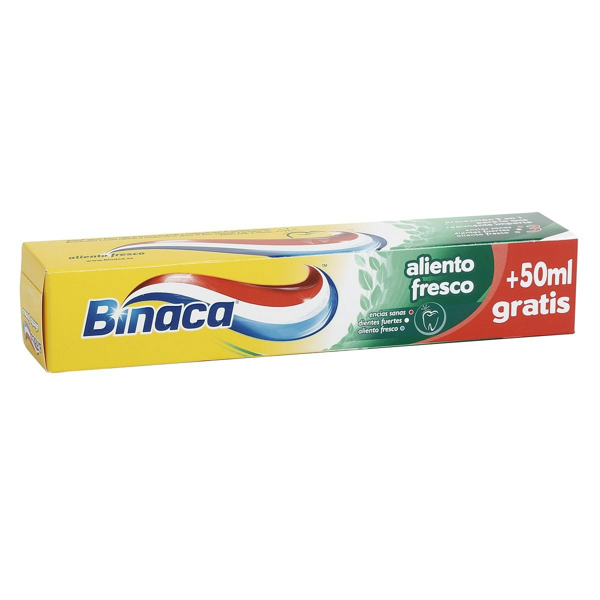 Pasta dentífrica BINACA aliento fresco tubo 100 ml