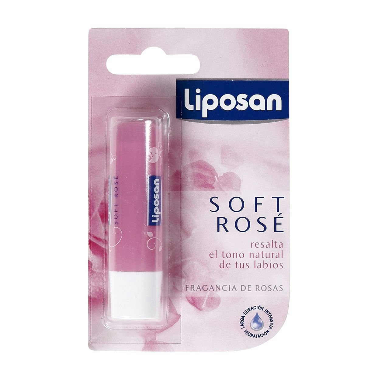Protector labial LIPOSAN soft rose blíster 1 ud