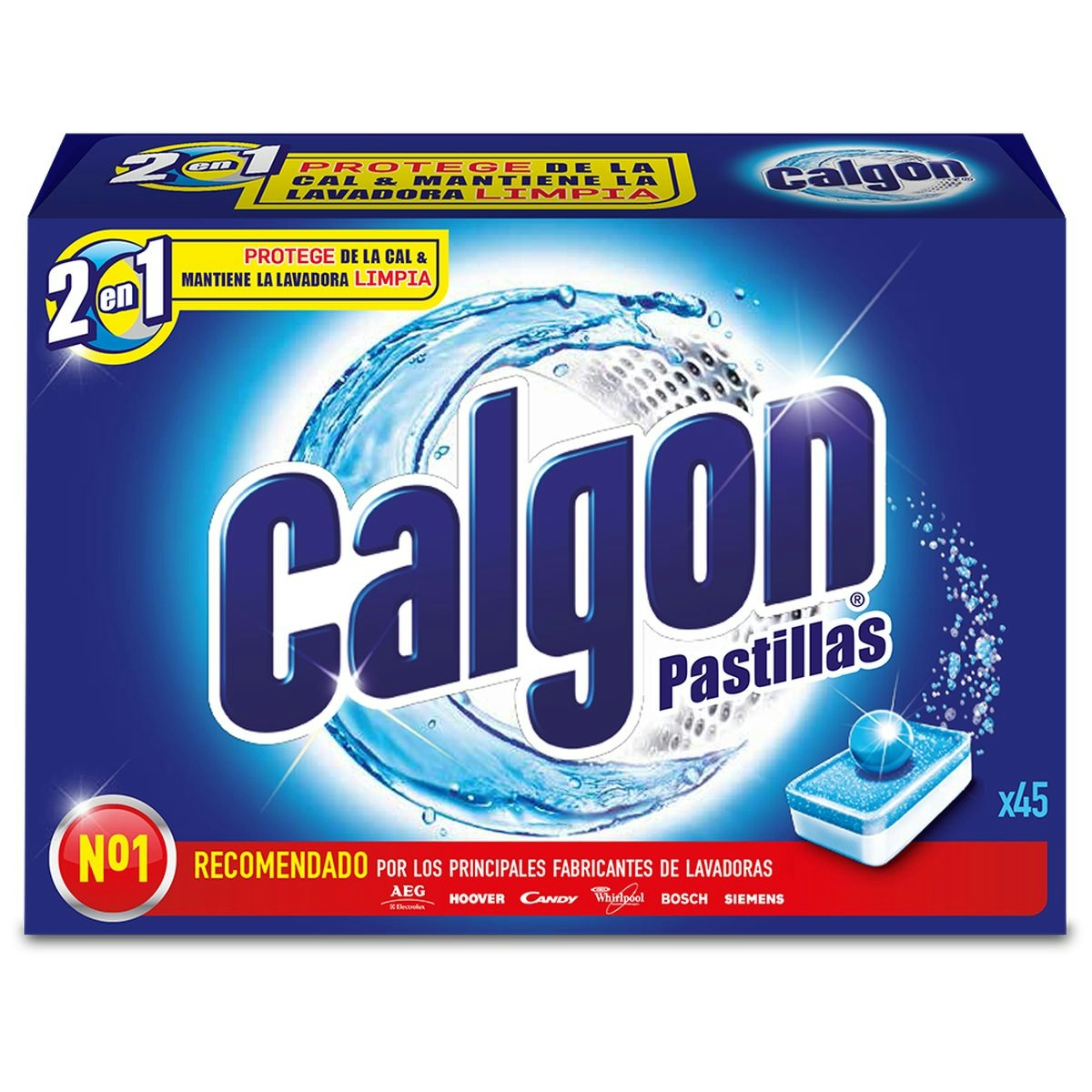 Antical Lavadora Calgón 2 En 1 Pastillas 45 Uds Antical Lavadora Calgón 2 En 1 Pastillas 45 Uds 0
