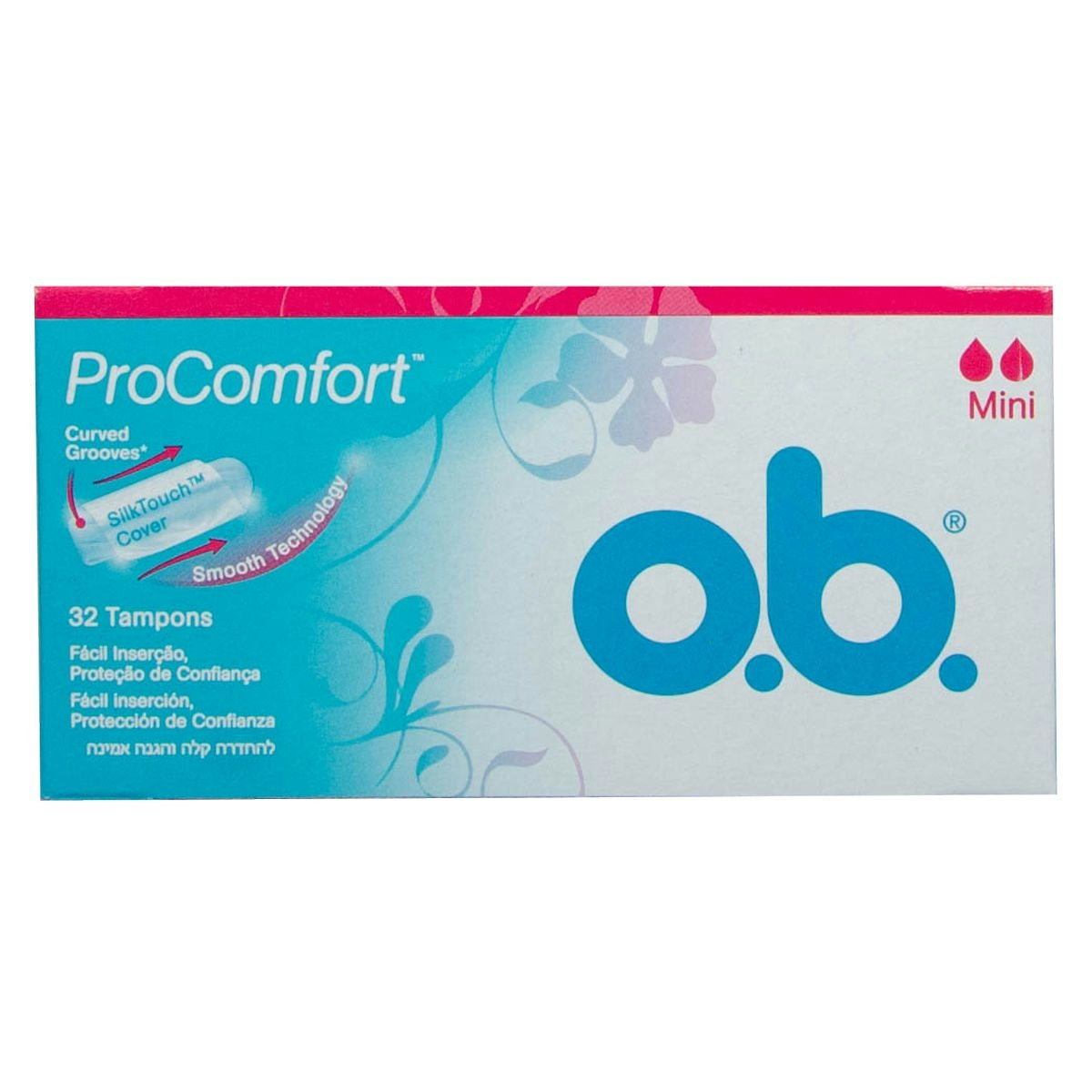 Tampón mini OB Pro confort caja 32 uds