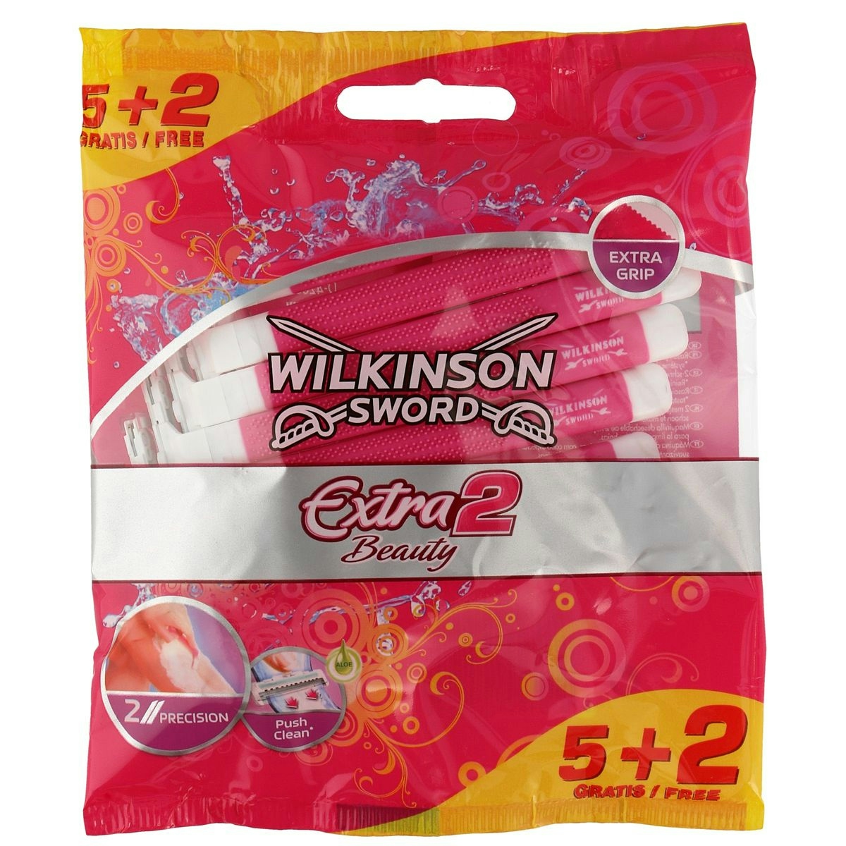 Maquinilla desechable extra II lady beauty WILKINSON 5+2 ud.
