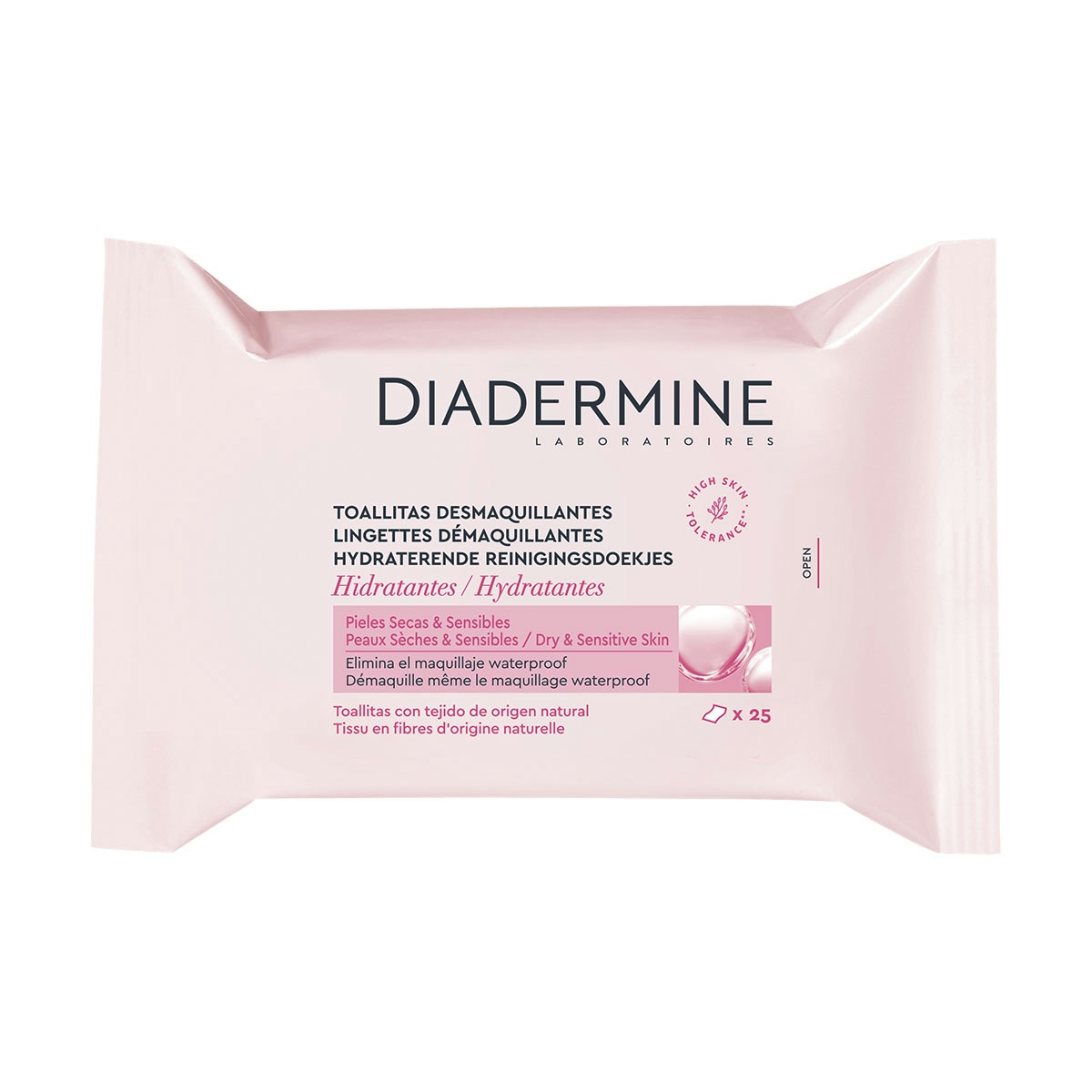 Toalhitas Desmaquilhantes Hidratantes Diadermine 25 unid. Toalhitas Desmaquilhantes Hidratantes Diadermine 25 unid. 0