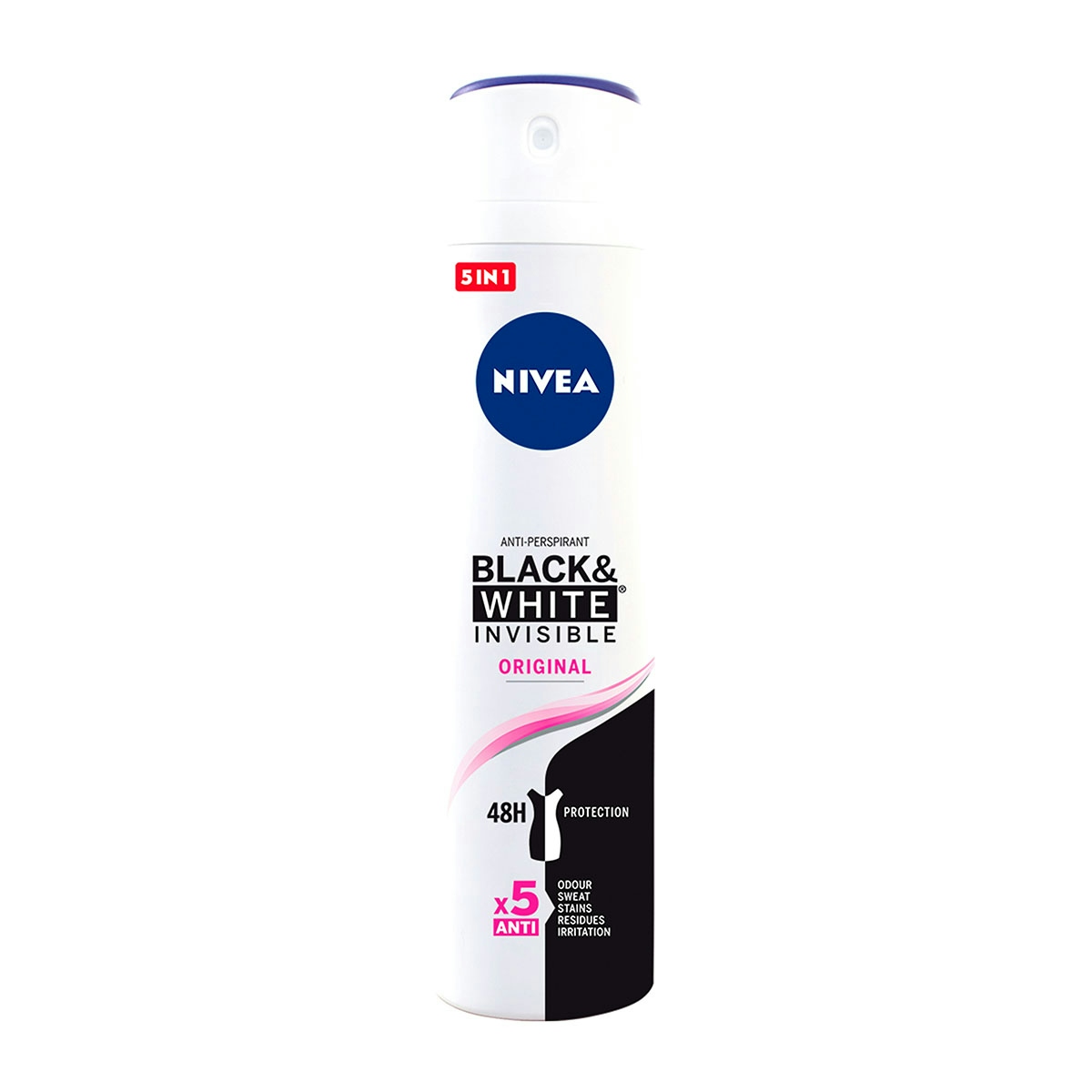 Desodorante invisible NIVEA for black & white spray 200 ml