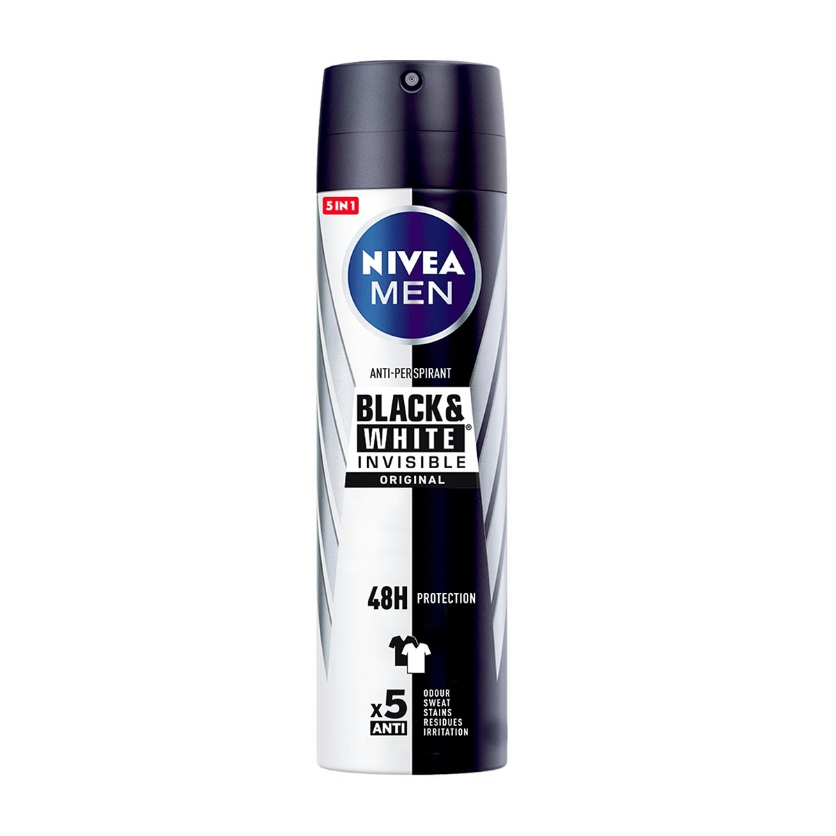 Desodorante invisible NIVEA Men for black & white spray 200 ml
